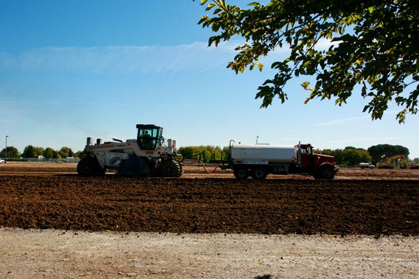 Construction begins on new sports facilities 