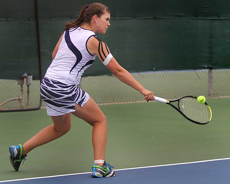 Short-handed Women’s tennis wraps up season on high note