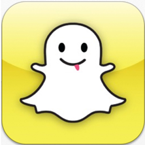 The mascot of Snapchat, Ghostface Chillah, is pictured on the phone icon and website for the app.