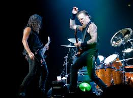 Metallica performing onstage as seen in Through the Never