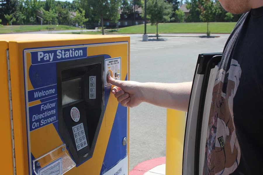 Daily parking slips from the various machines across campus, like the one pictured, are now $2 per day. Semester long parking permits remain the same until next semester when they will rise as well.