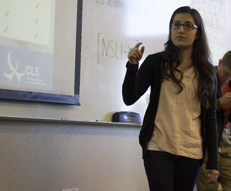 Zala Ahmadzaa speaks at Cosumnes River College about her experience studying Urdu abroad through the Critical Language Scholarship program.