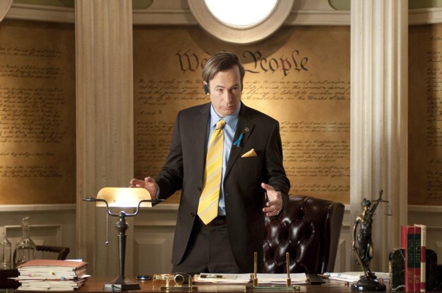 Bob Odenkirk reprises his role of Saul Goodman from AMCs award-winning series Breaking Bad in the networks newest series Better Call Saul, which is a prequel and sequel to the former series. 