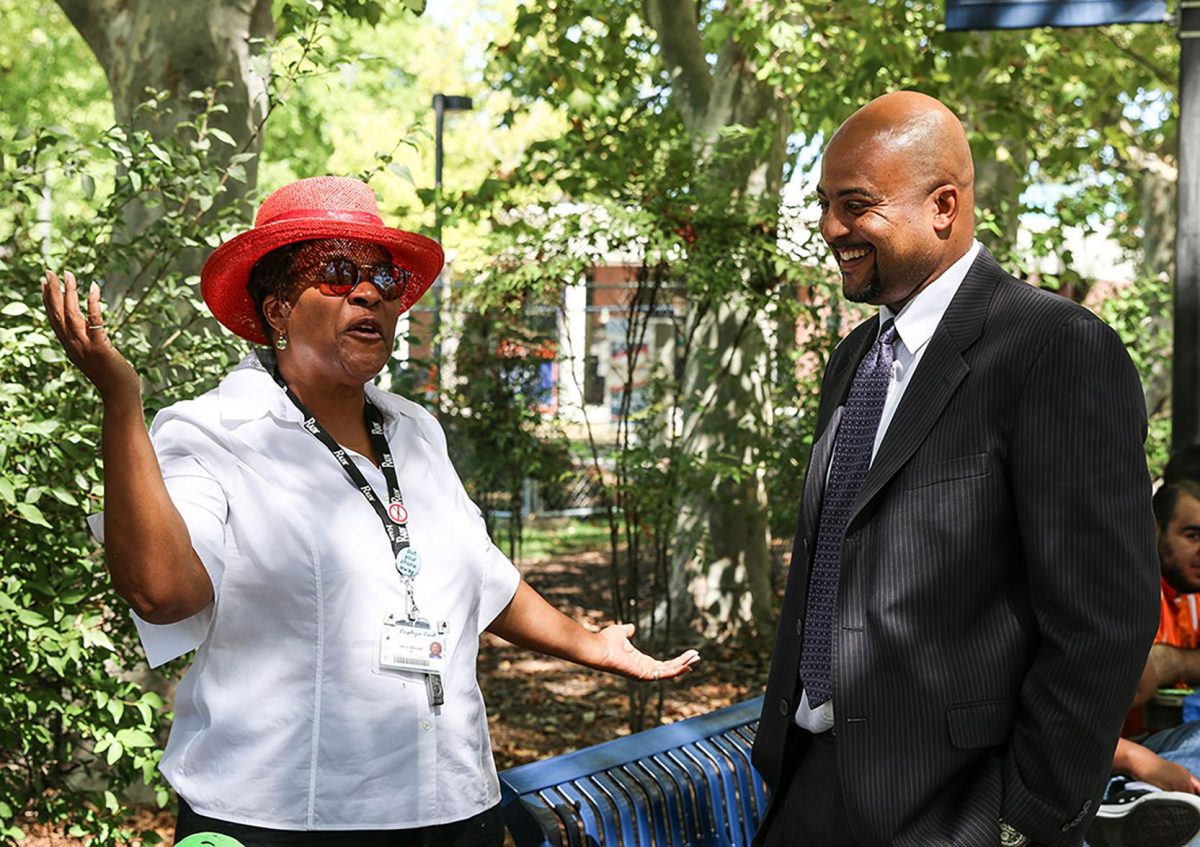 Dr. Edward Bush became the college president on July 1. Bush says he brings a strong commitment to students who have been "historically marginalized in society" and economically disadvantaged.