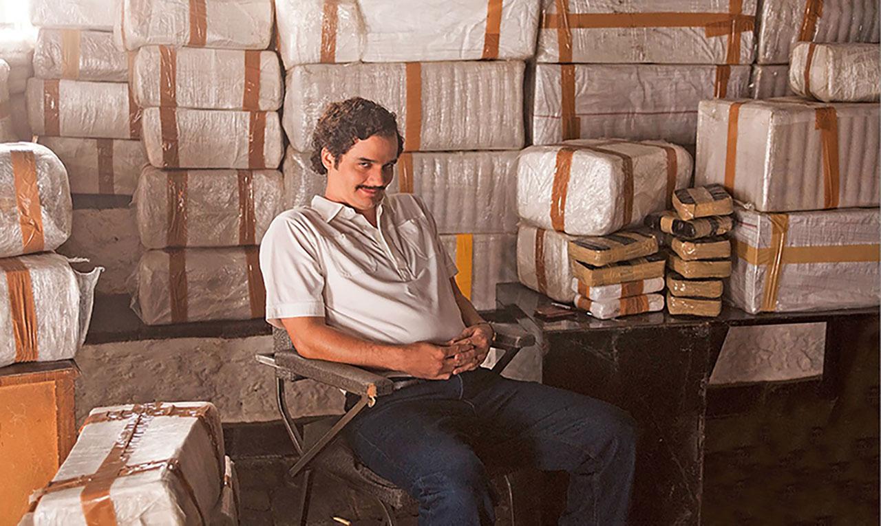 Wagner Moura stars as infamous drug lord Pablo Escobar in the new Netflix original series