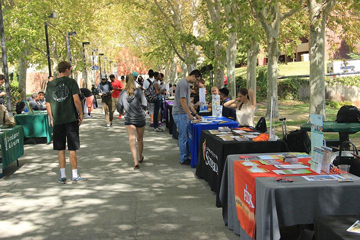 UCs, CSUs and Independent school outreach representatives aid CRC students in the transfer process on Oct. 7