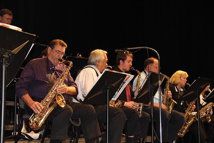 The+CRC+Jazz+Ensemble+performed+in+the+Recital+Hall+on+Sept.+24.+The+performance+encompasses+the+roots+of+American+jazz.