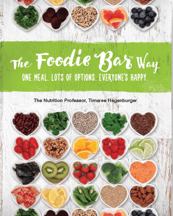 The Foodie Bar Way is a plant-based cookbook written by nutrition Professor Timaree Hagenburger. She said her goal is to show readers that it is possible to eat foods you enjoy and still stay healthy.