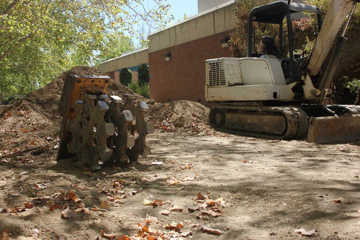 The construction to CRC's HVAC system is estimated to end Nov. 1. The replacement of the pipes will provide more control to the water and air temperatures throughout campus buildings.