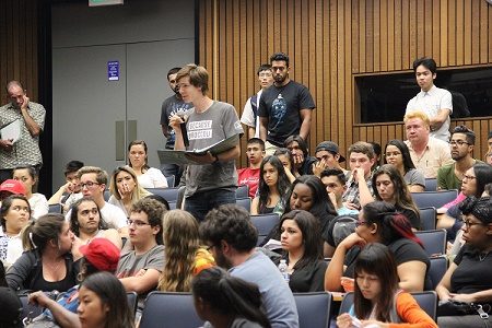 CRC hosts first presidential debate viewing and discussion