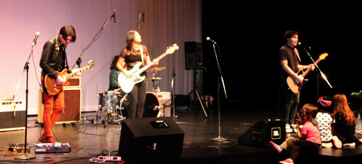 The band Scatter Their Own performs at the Native Night Concert at Cosumnes River College on Nov. 17. 