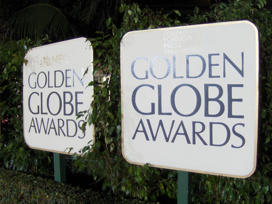 Female actresses acknowledge sexual harassment at the Golden Globe Awards show.