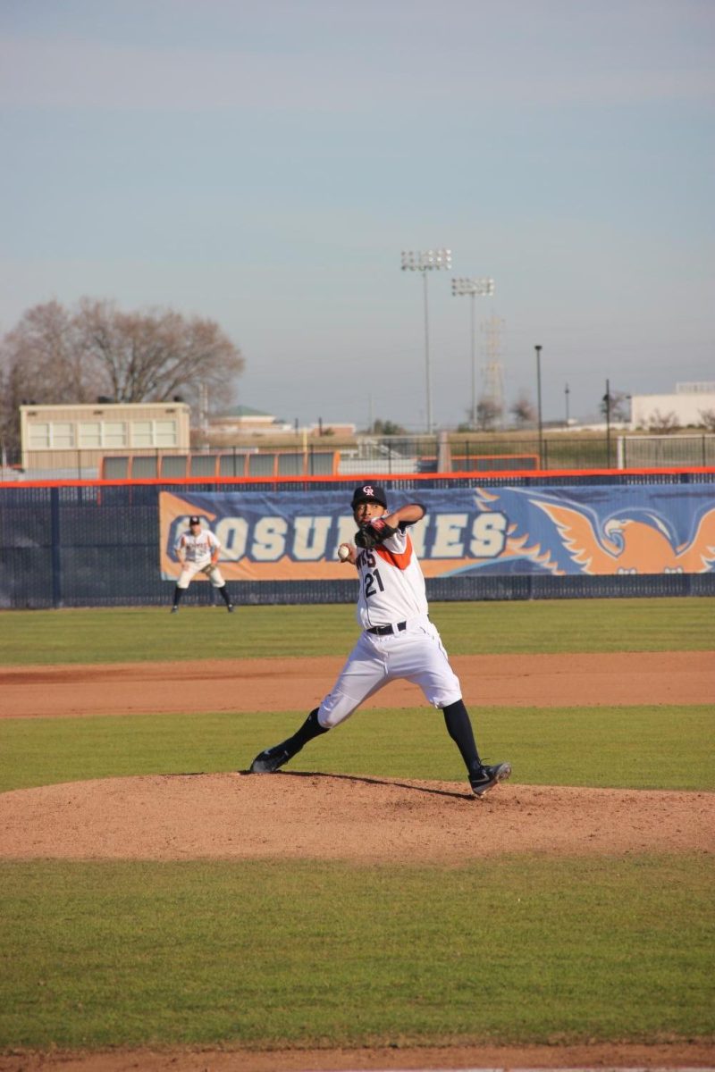 Josh Congress pitching in a dominate 13-1 win over Skyline.