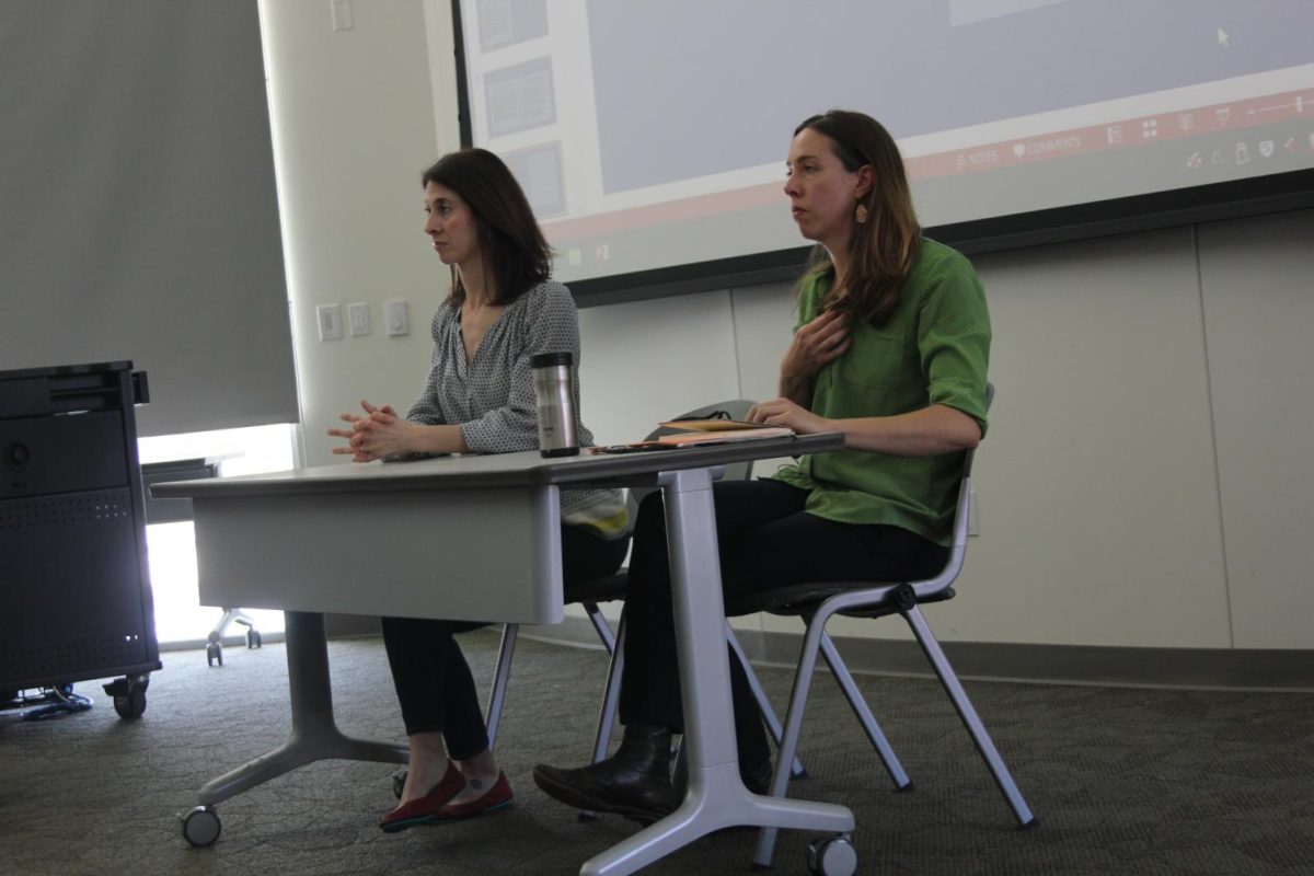 California State University Sacramento History Professor Rebecca Kluchin and California Polytechnic State University Political Science Professor Jennifer Denbow answer 21-year-old international relations major Maria Roman's question of how women can manage their health if men trivialize their pain.  