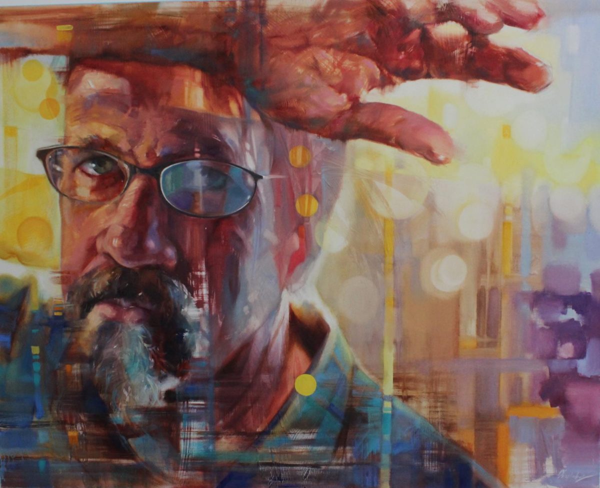 One of the featured portraits by Margarita Chaplinska titled "Too Much"