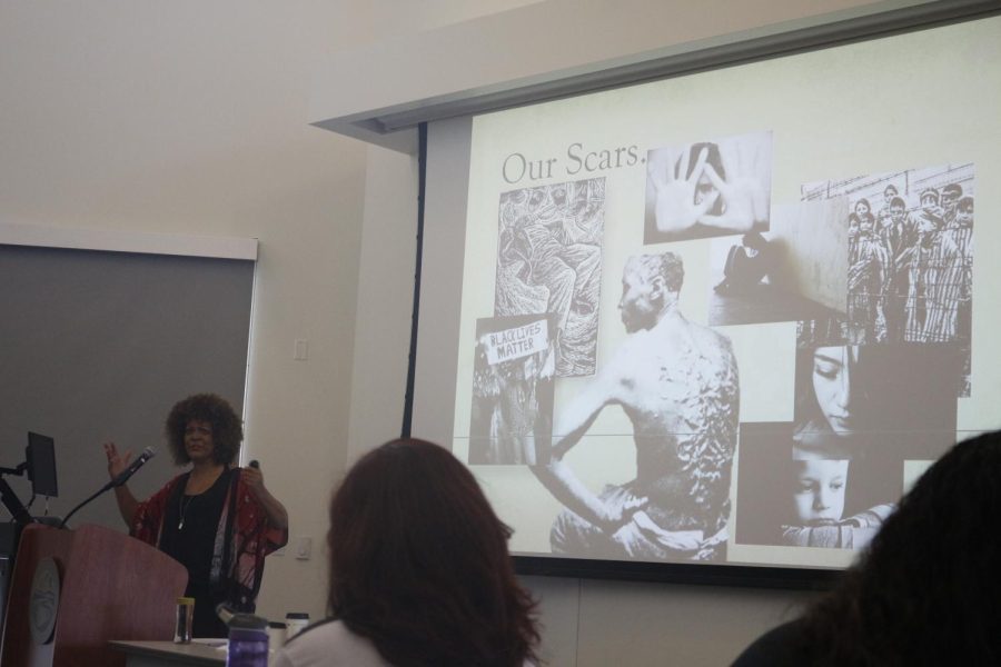 New York Time Best Seller Author Cynthia Bond gives insight into writing at her workshop.