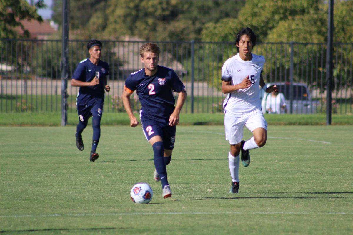 Freshman midfielder Dominic Maestretti helps lead a stifling Hawks defense. The Hawks are 0-0-2 in conference play and have surrendered only one goal in their last five games.