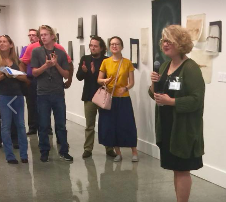 Photo professor exhibits project at art gallery