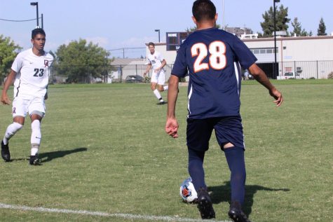The mens soccer team lost 5-0 to De Anza College. The loss makes this the teams third game they lost consecutively.