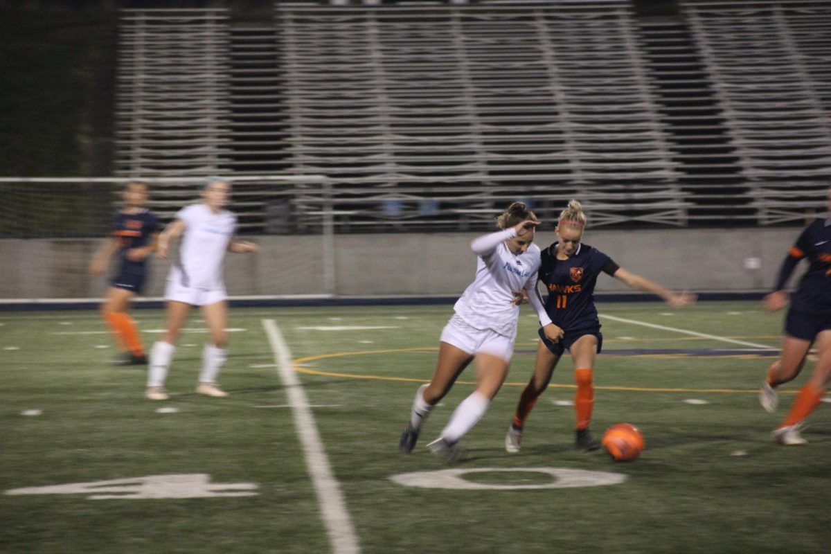 The Hawks tied with Folsom Lake Colleges Falcons. The game was held on Friday and was the last game of the season. 