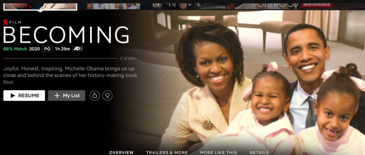 Michelle Obama tells her story in Netflix Documentary