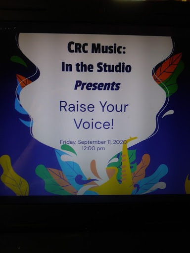 The Sep. 11 entry in the music department's weekly "In the Studio" series of presentations featured the musical talents of students. Named "Raise your Voice" the student focused presentations will take place on the fourth week of the month.
