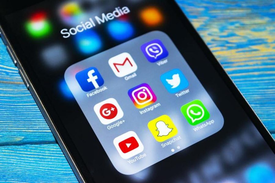 Various social media apps widely used by everyday Americans. Social media has become a way of life throughout the 21st century.