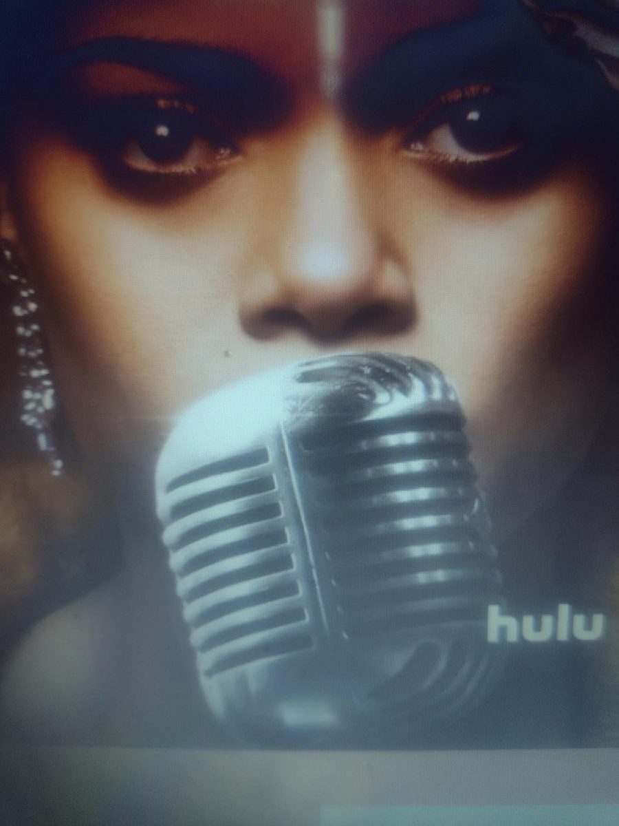 The film cover of "The United States vs Billie Holiday". The film is now streaming on Hulu.