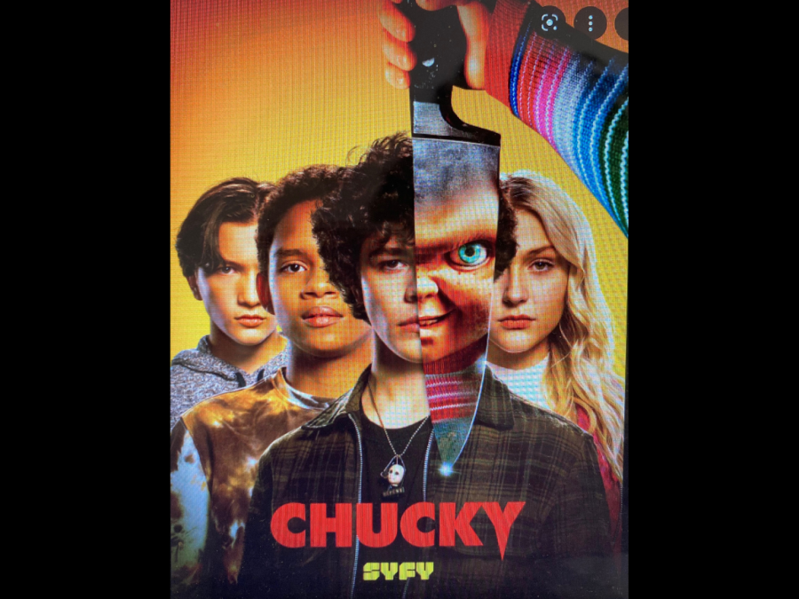 The horror television series Chucky premiered this fall on Syfy and USA Network. The series tells the story about a possessed doll named Charles Lee Ray/Chucky and his backstory along with the murders happening in Hackensack.