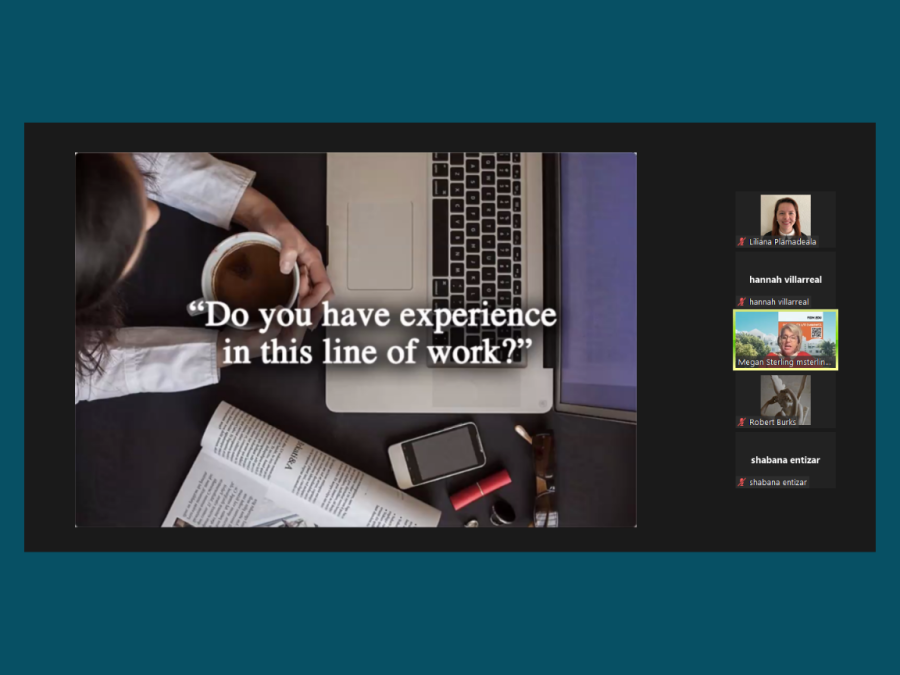 "Ace that Interview" is a workshop, that was held over Zoom, in which the topic of job interviews were discussed. The most asked questions and what to wear to an interview were also talked about.