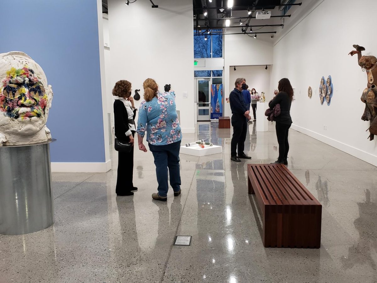 The CRC Art Gallery opened the Real ID exhibit on Friday. The exhibit features ceramic pieces all themed around identity.