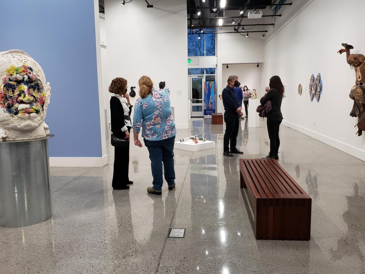 The CRC Art Gallery opened the "Real ID" exhibit on Friday. The exhibit features ceramic pieces all themed around identity.