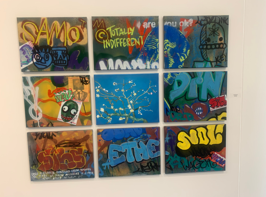 The Cosumnes River College Art Gallery’s current exhibit: “Inhale Possibility: Exhale Creativity,” celebrates student artists and their work. Featured here is "Art, 2022" by Adeli Burdeinii. Click the gallery to view the photos below. 
