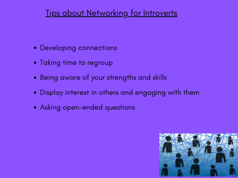 An online event was held through Zoom called Networking for people who hate networking on Friday.  Internship Developer for the Work Experience Program Cameron Whitfield speaks about networking tips for introverts. 
