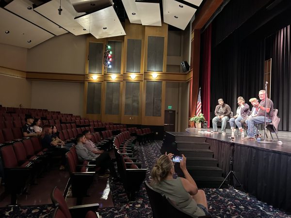 1 Degree of Separation is a comedy group from Rocklin that aims to end the stigma on mental health through laughter. The group performed on Sept. 14 in the Recital Hall.