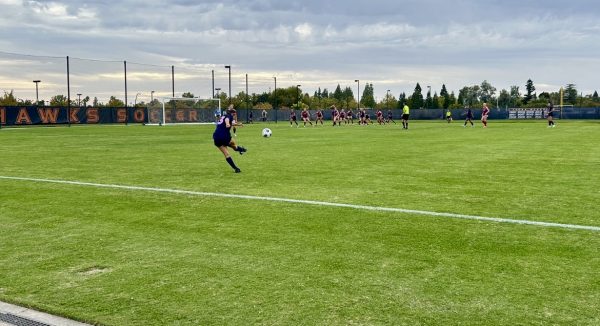 The Hawks played against the Sierra College Wolverines on Oct. 13. The Hawks go on to defeat the American River College Beavers at ARC 1-0 in a close match on Oct. 17. 