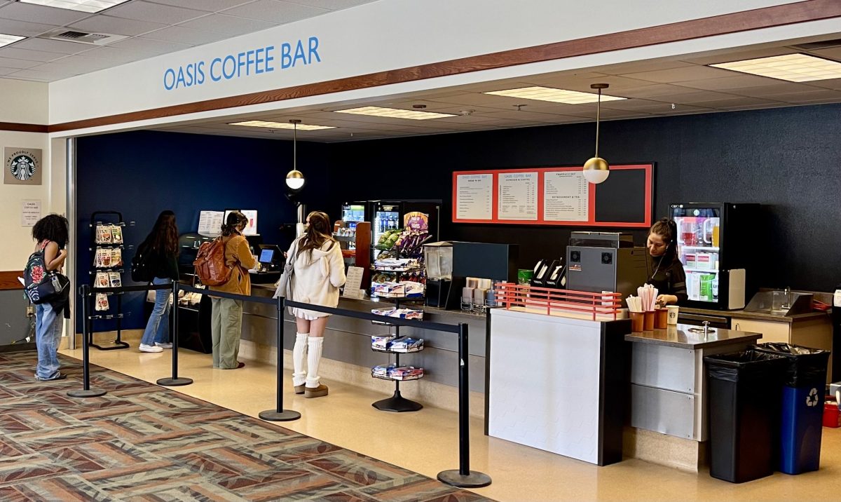 The Oasis Coffee Bar in the cafeteria building officially opened on Jan. 29. The Oasis serves Starbucks drinks among a variety of food items.