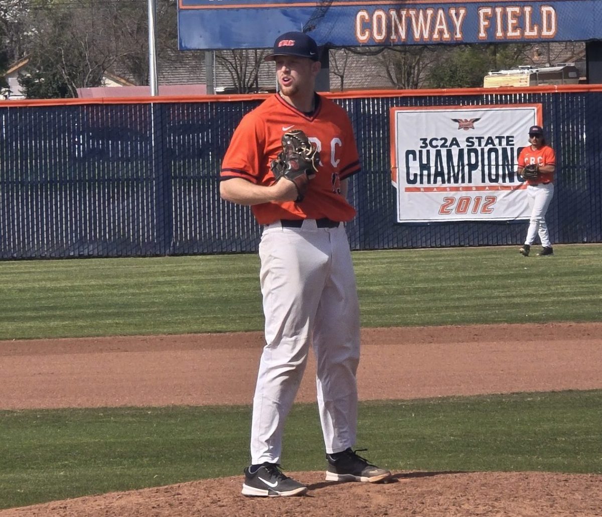 Sophomore+pitcher+Nolan+Craddock+prepares+for+a+pitch+against+the+Folsom+Lake+College+Falcons+on+March+21+at+Cosumnes+River+College.+The+Hawks+see+a+losing+streak+high+of+11+games+during+their+season+and+their+record+sits+at+13-19+after+losing+to+the+American+River+College+Beavers+in+game+two+of+their+three-game+series+on+April+3.