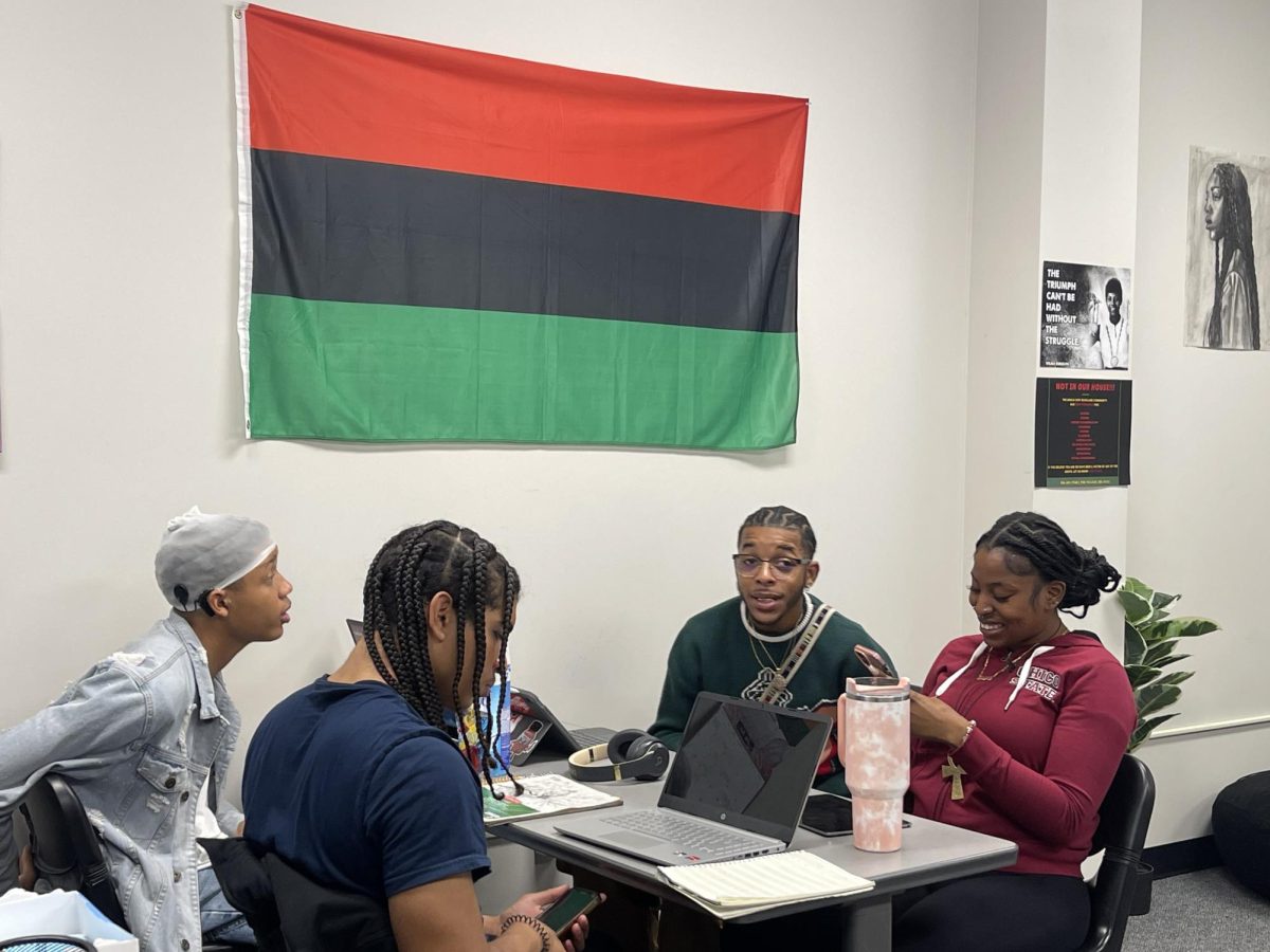 Students+meet%2C+study+and+hangout+in+the+Black+Empowerment+Center%2C+located+on+the+first+floor+of+the+library+building.+The+center+provides+resources+and+support%2C+such+as+tutoring+and+counseling%2C+to+assist+Black+students+in+reaching+their+academic+goals.+%0A