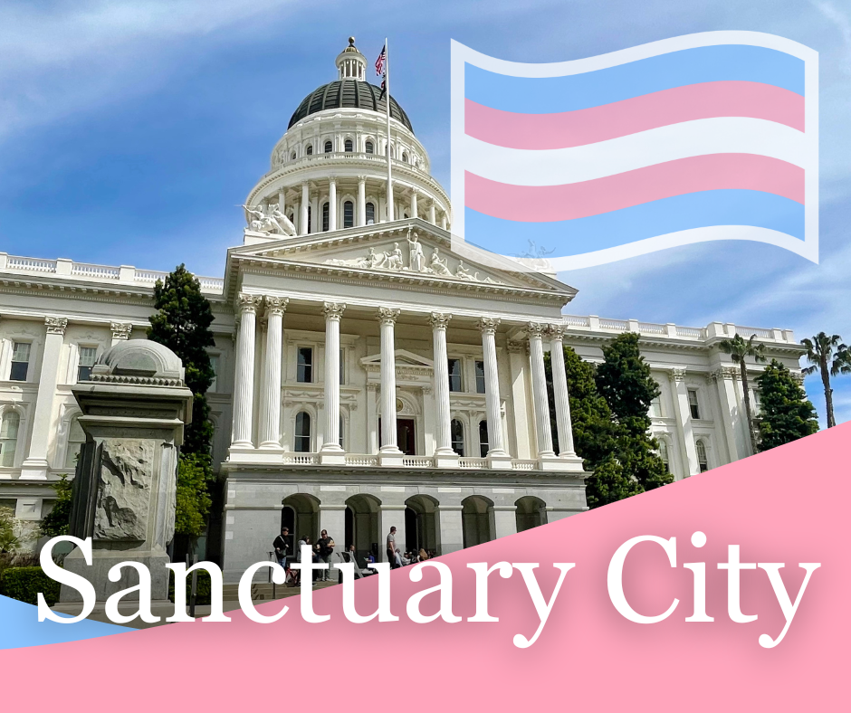 The+City+of+Sacramento+becomes+a+sanctuary+for+anyone+who+identifies+as+transgender.+Some+students+at+Cosumnes+River+College+express+their+support+for+the+resolution.