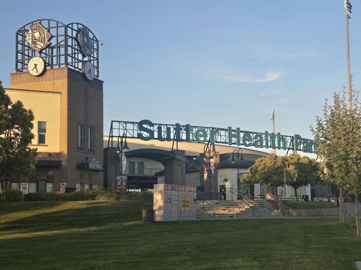 Sutter+Health+Park+is+the+home+field+for+the+Sacramento+River+Cats%2C+a+minor+league+baseball+team.+The+ballpark+is+preparing+to+host+the+Athletics+for+the+2025-2027+seasons.