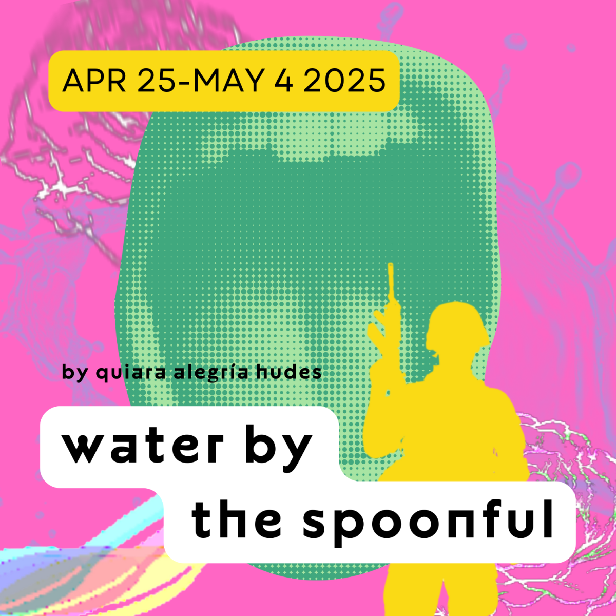  “Water by the Spoonful” promotional poster. The play explores human struggles with addiction and trauma. 