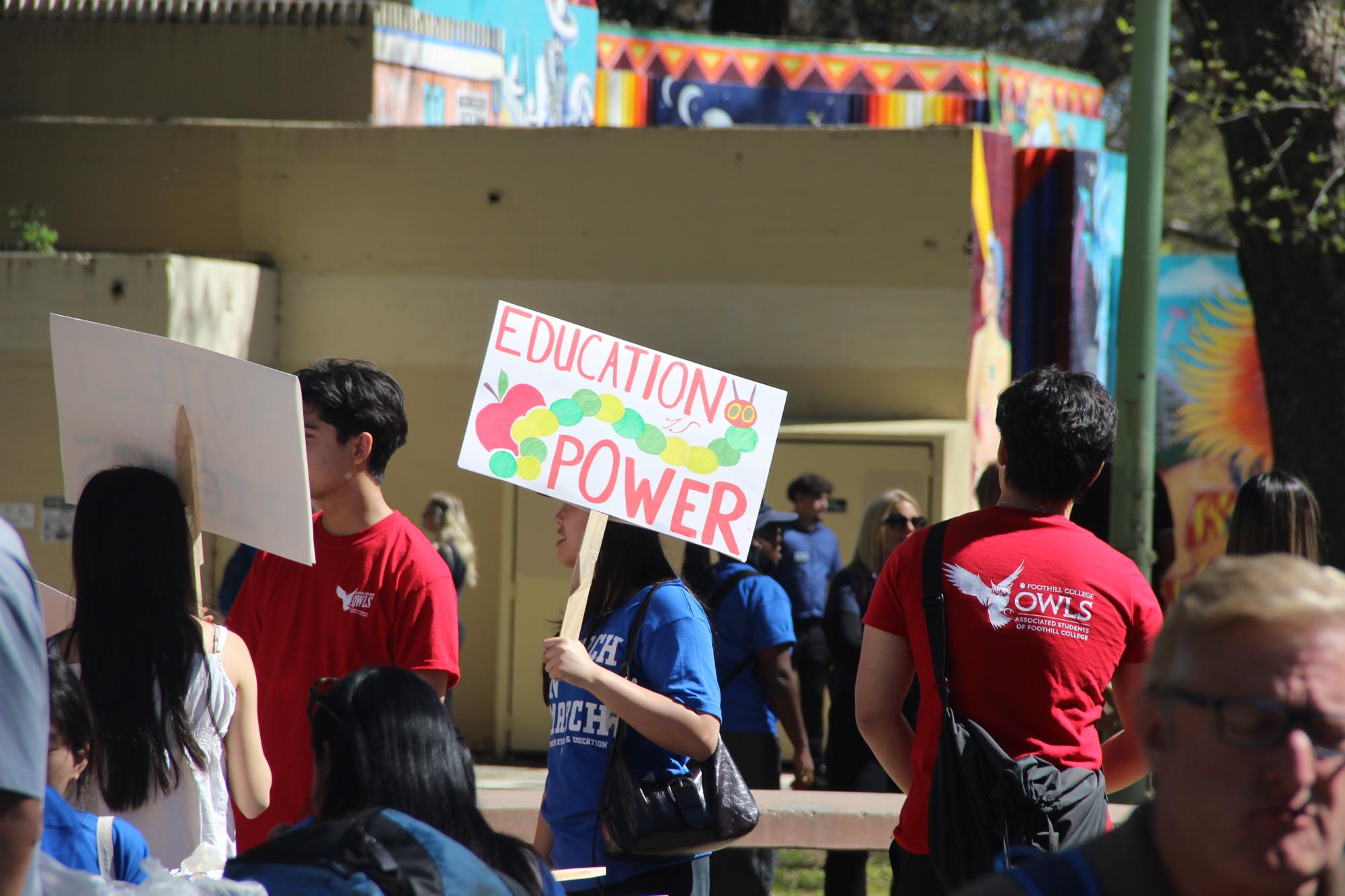 Students and educators gather to advocate for education during annual March in March
